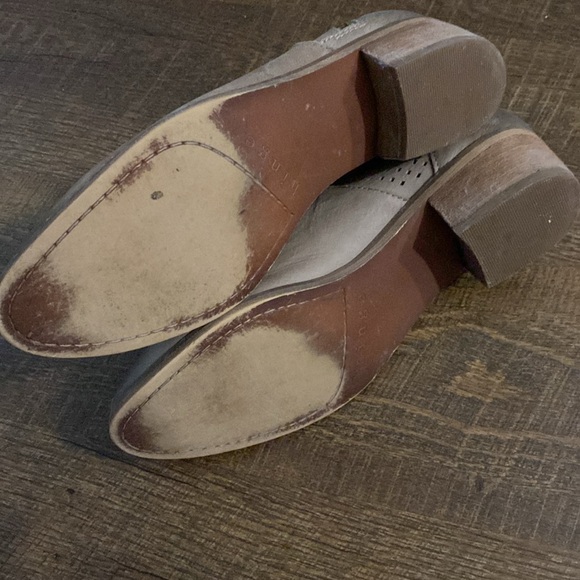 Hinge brand leather booties. - Picture 3 of 4